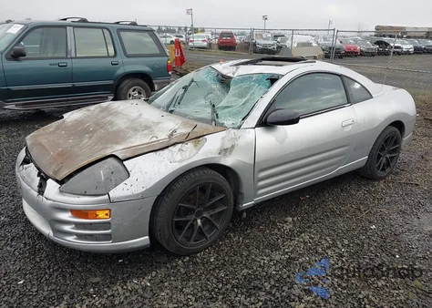 2000 Mitsubishi Eclipse Gs z USA, uszkodzony, nr VIN 4A3AC44G1YE068507